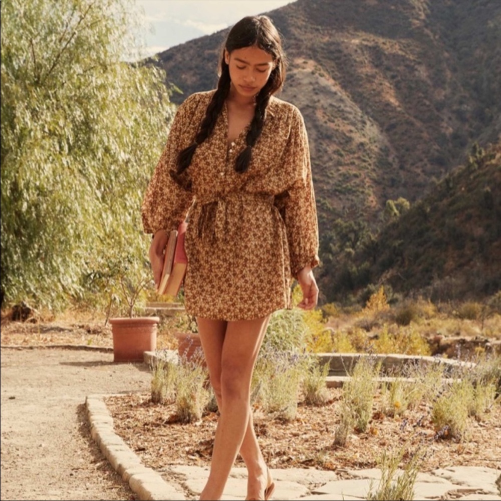 Doen Opal Dress - golden mesa flor NWT. Size xs